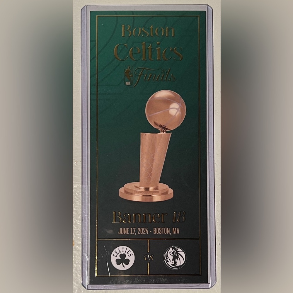 Celtics Commemorative AR Ticket
